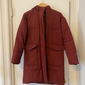 Maroon Everlane ReNew Puffer XS